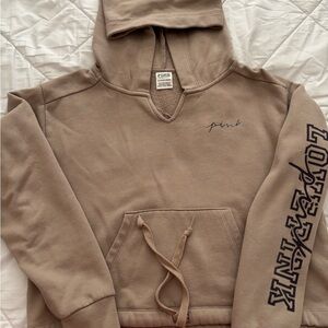 PINK Victoria's Secret Beige Hoodie for Men